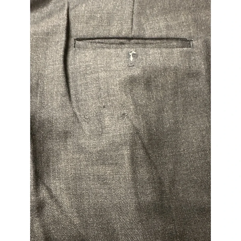 Club International Pure Virgin Wool‎ Slacks Mens Size 36x30 Dress Pants FLAWS